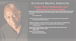 Desktop Screenshot of anthonybrownbaritone.net